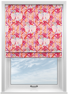 Faded Glamour, Fairground Stripe - Twist&Fit Roman Blind